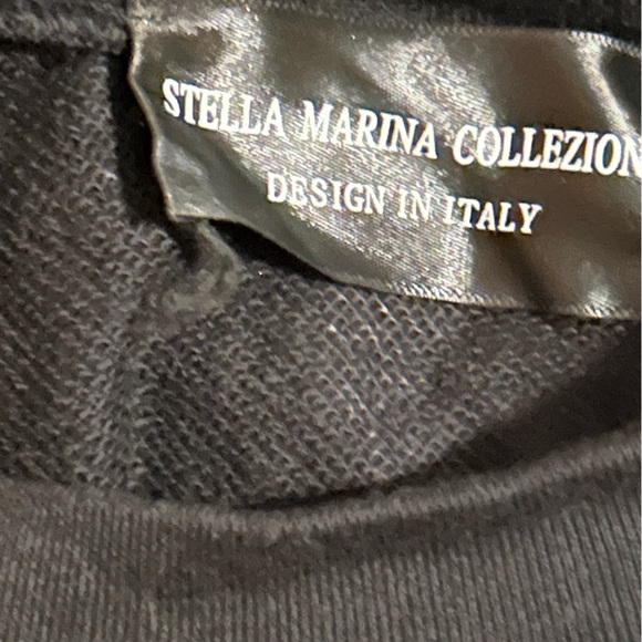 Stella Marina Collezione sequinTweety bird stripped Mid Length Ruffle Dress O/S - Picture 5 of 5